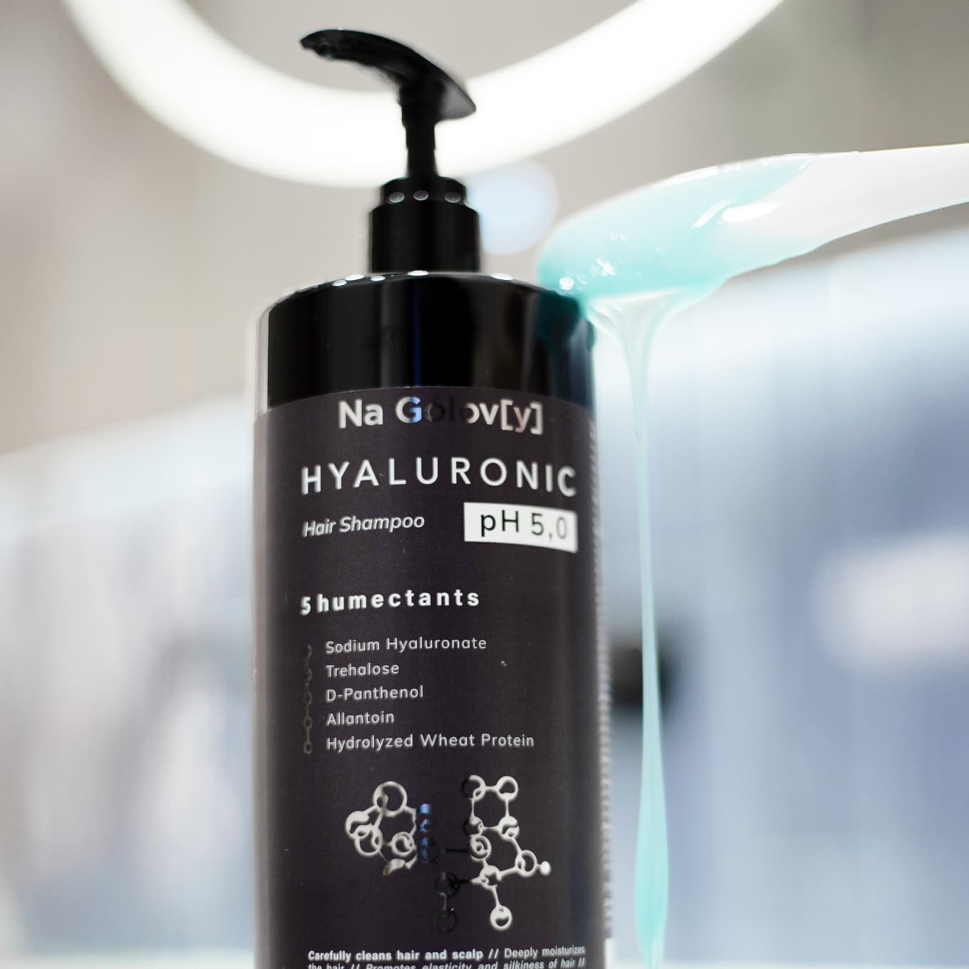 Гіалуроновий шампунь для волосся 500 мл - Зображення 2