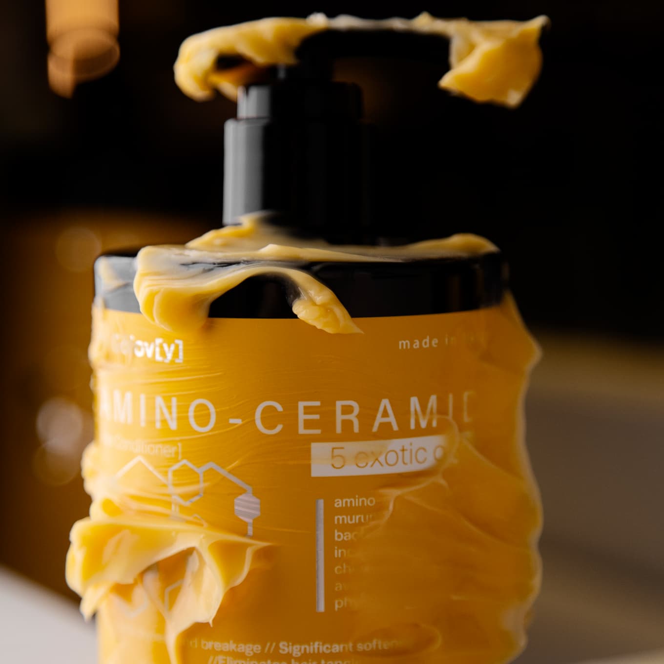 Аміно-церамідний кондиціонер для волосся 5 екзотичних олій 500 мл - Зображення 2