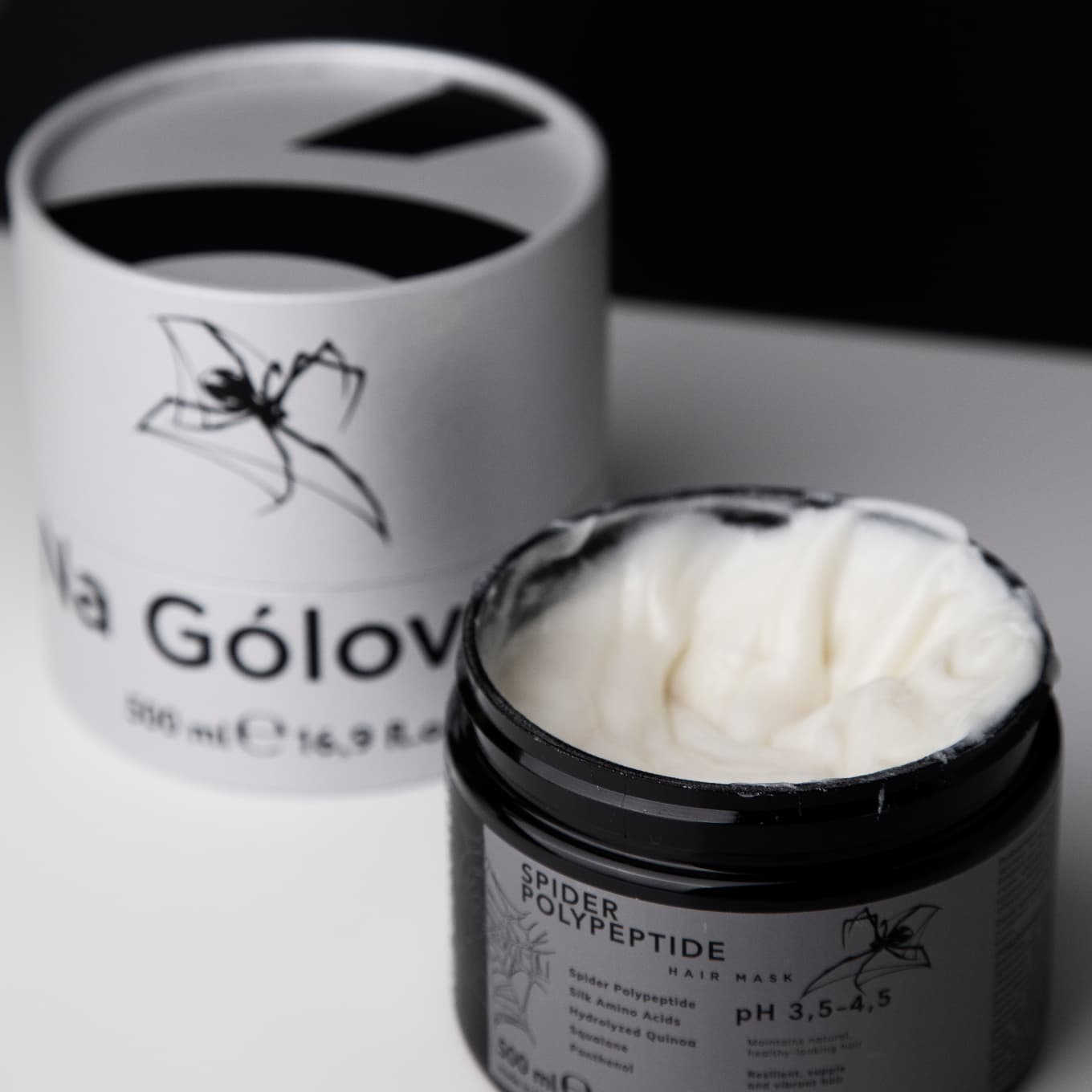 Поліпептидна павутинна маска для волосся 500 мл - Зображення 2