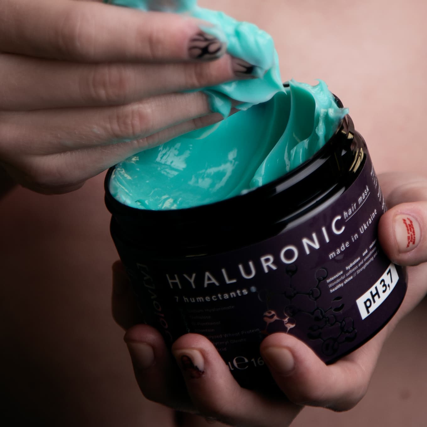 Гіалуронова маска для волосся 7 зволожувачів 500 мл - Зображення 2